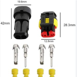 2 PIN WATERPROOF CONNECTOR KIT